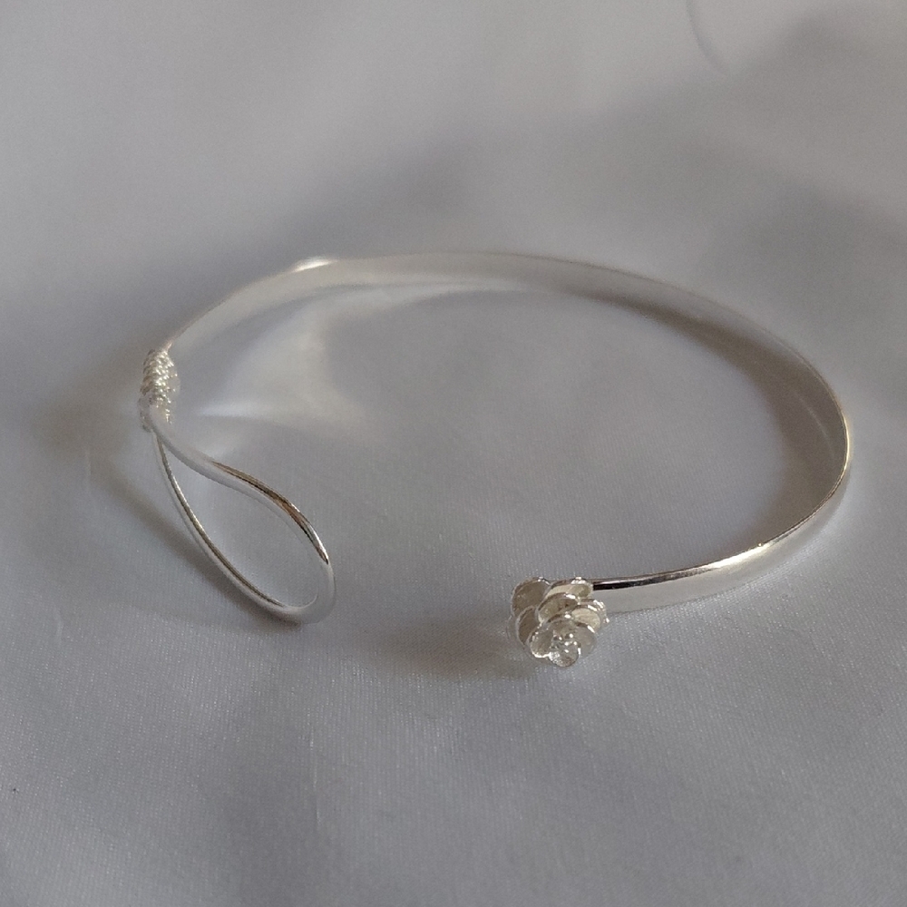 Chic Silver Women's Bracelet - Picture 6 of 9